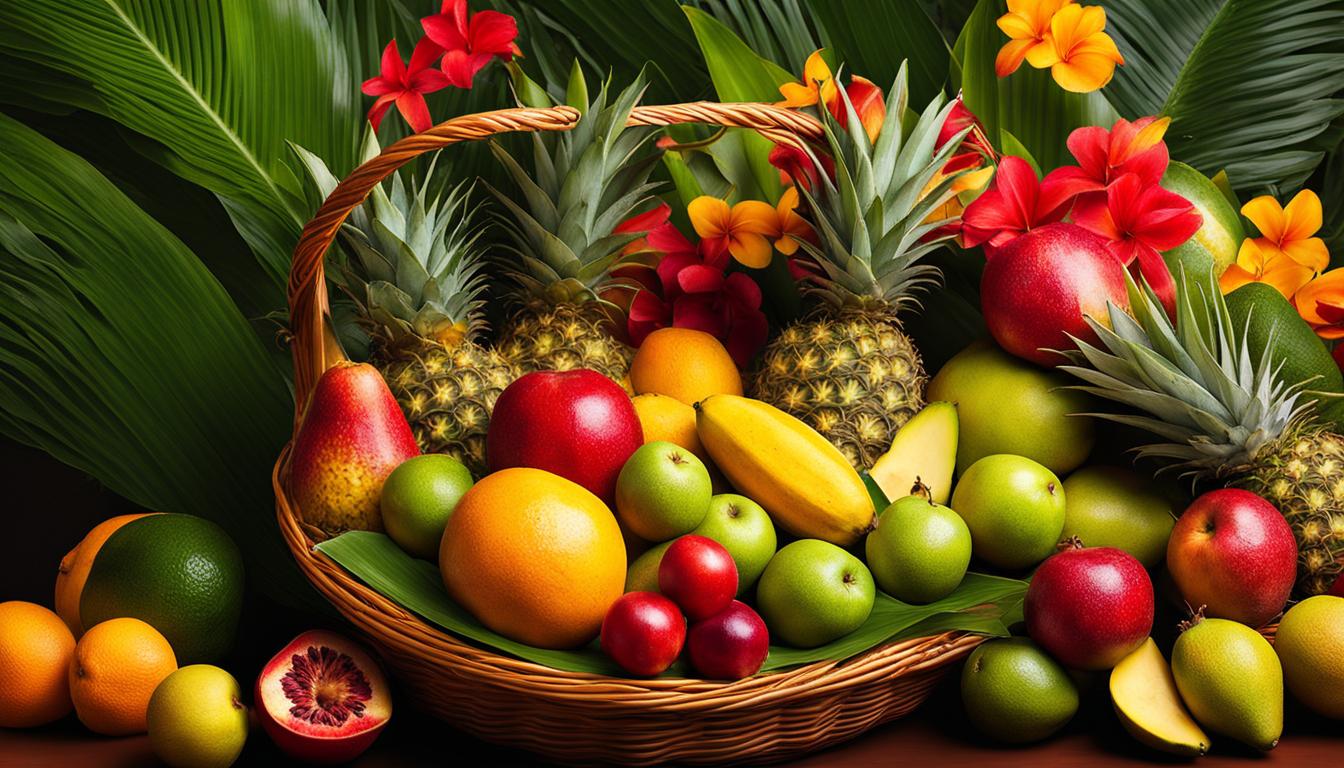 Exotische Früchte: Tropical-Fruit-Geschenkkörbe