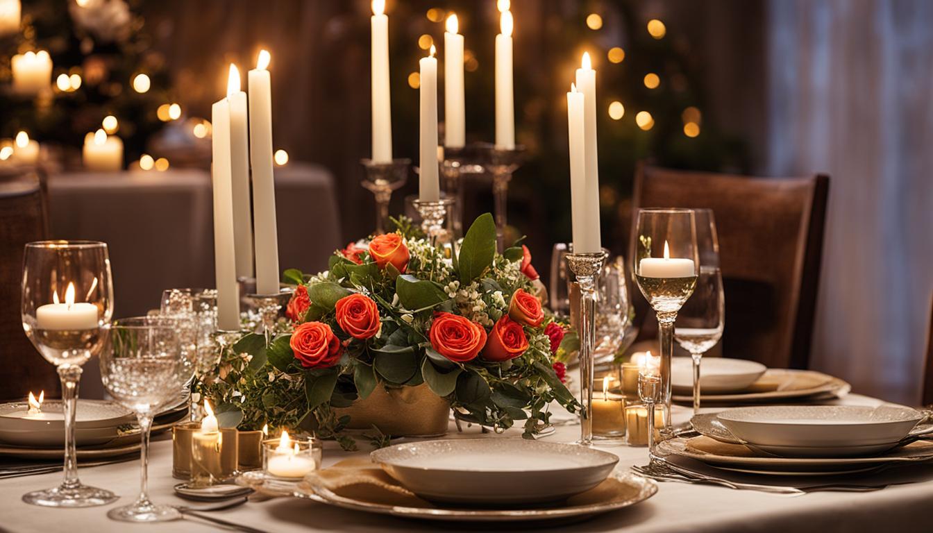 Romantische Genüsse: Candle-Light-Dinner-Geschenkkörbe