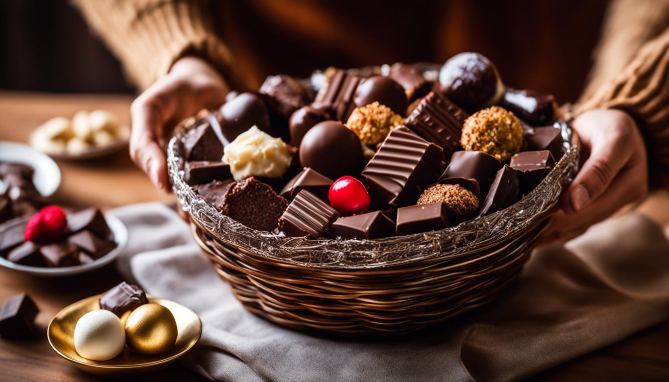 Süße Versuchungen: Schokoladen-Geschenkkörbe